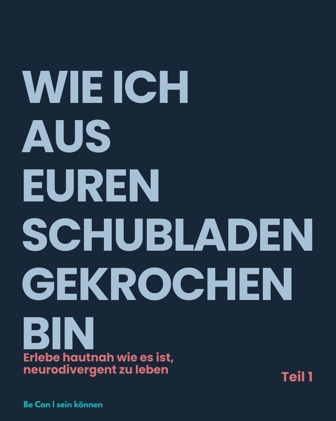 Buchcover „Wie ich aus euren Schubladen gekrochen bin“ – authentische Einblicke in das neurodivergente Leben
